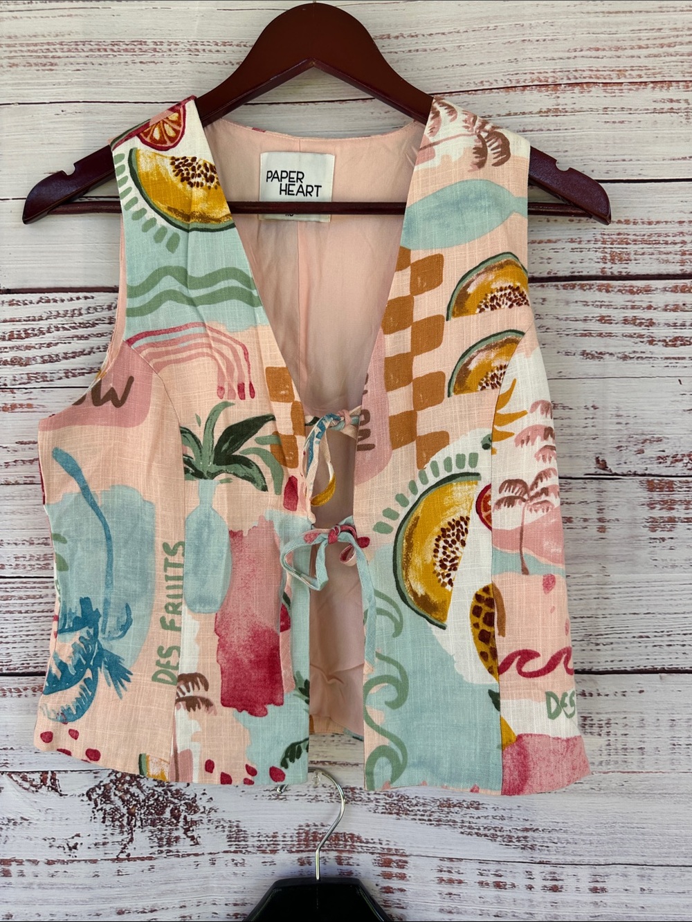 Paper Heart Short Set Size XS - Picture 4 of 8